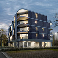 Visualisierungen Neubau Mehrfamilienhaus Rüti, Beat Ernst Architekten 2018