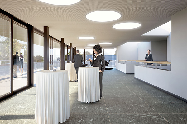 Visualisierung Thurgauer Kantonalbank TKB Weinfelden
Spühler Partner Architekten, 2015