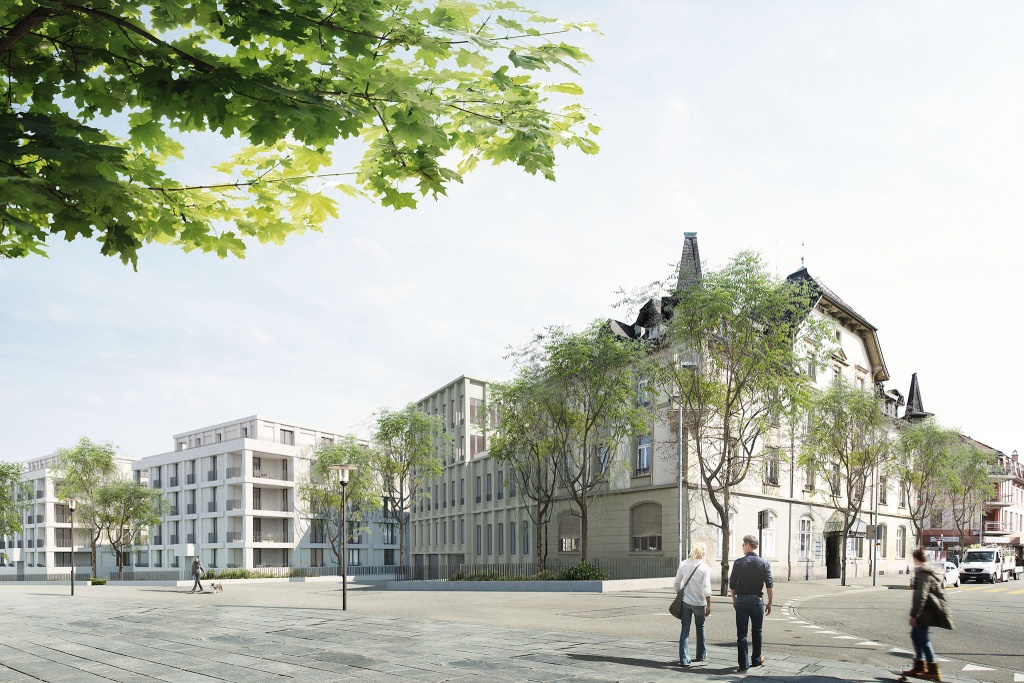 Visualisierung Wettbewerb Alte Post Brugg
Liechti, Graf, Zumsteg Architekten 2016
