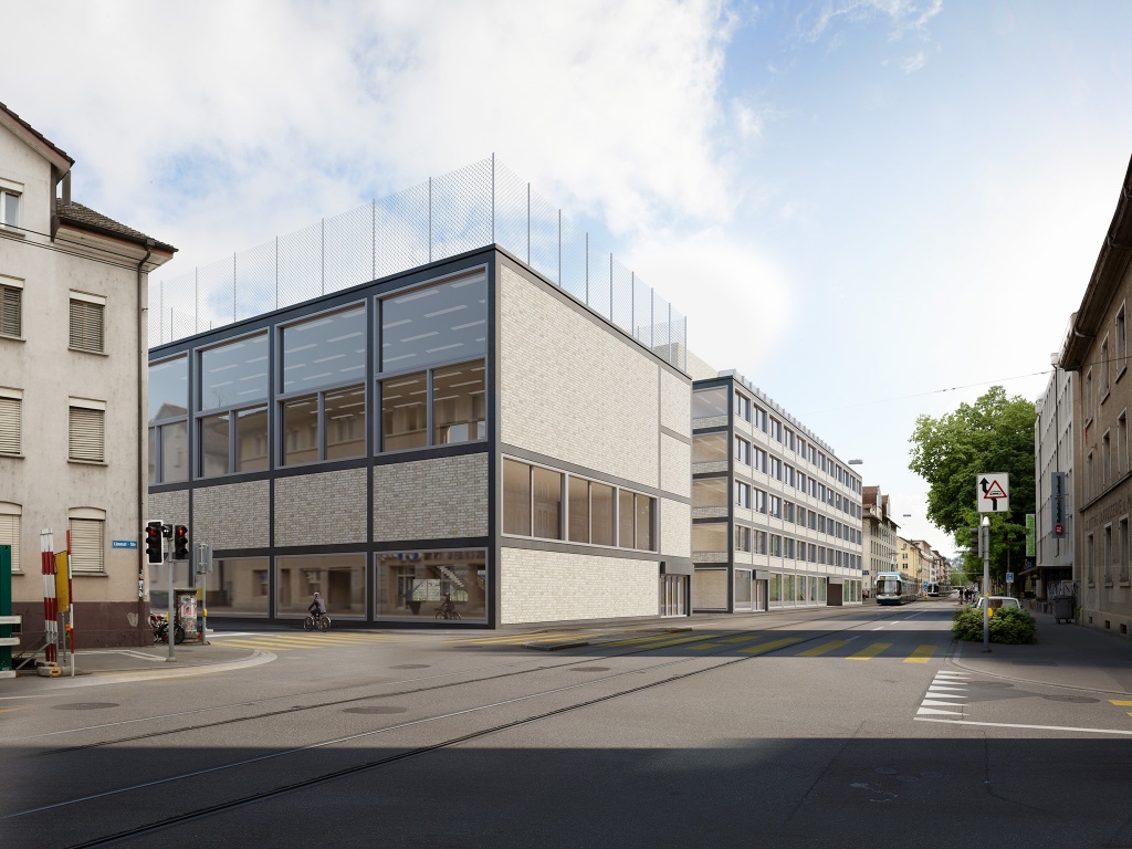 Visualisierungen Wettbewerb Berufsschule Zürich, Liechti Graf Zumsteg Architekten 2018