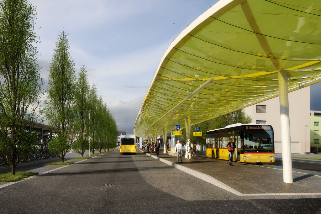 Bushof Bahnhofplatz Sursee, OSMB Architekten