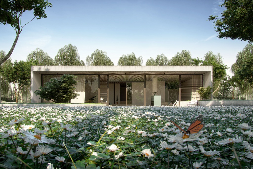 Visualisierung Case Study House #9
Los Angeles, Charles Eames and Eero Saarinen 2016