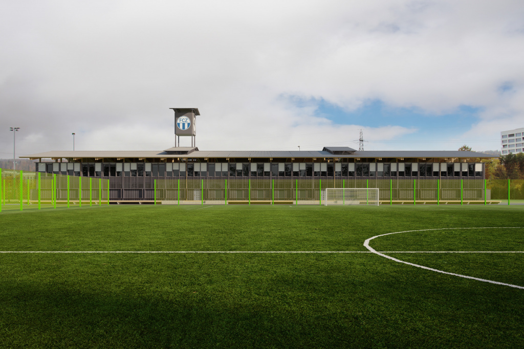 Neubau des FCZ-Trainingszentrums Heerenschürli, Rolf Mühlethaler Architekten