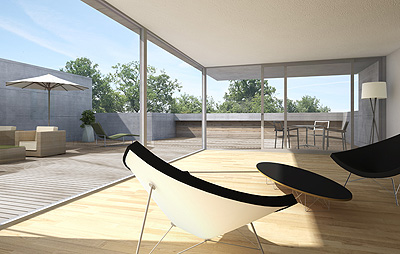 Visualisierung Happy Betten Areal, Gossau