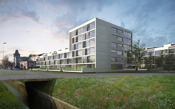 Visualisierung Happy Betten Areal, Gossau