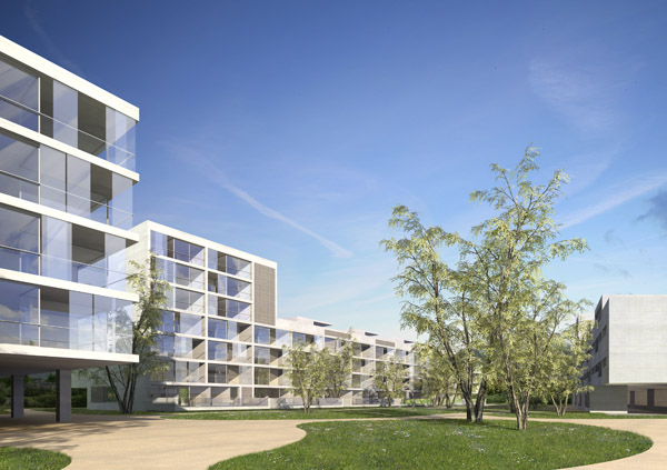 Visualisierung Happy Betten Areal, Gossau