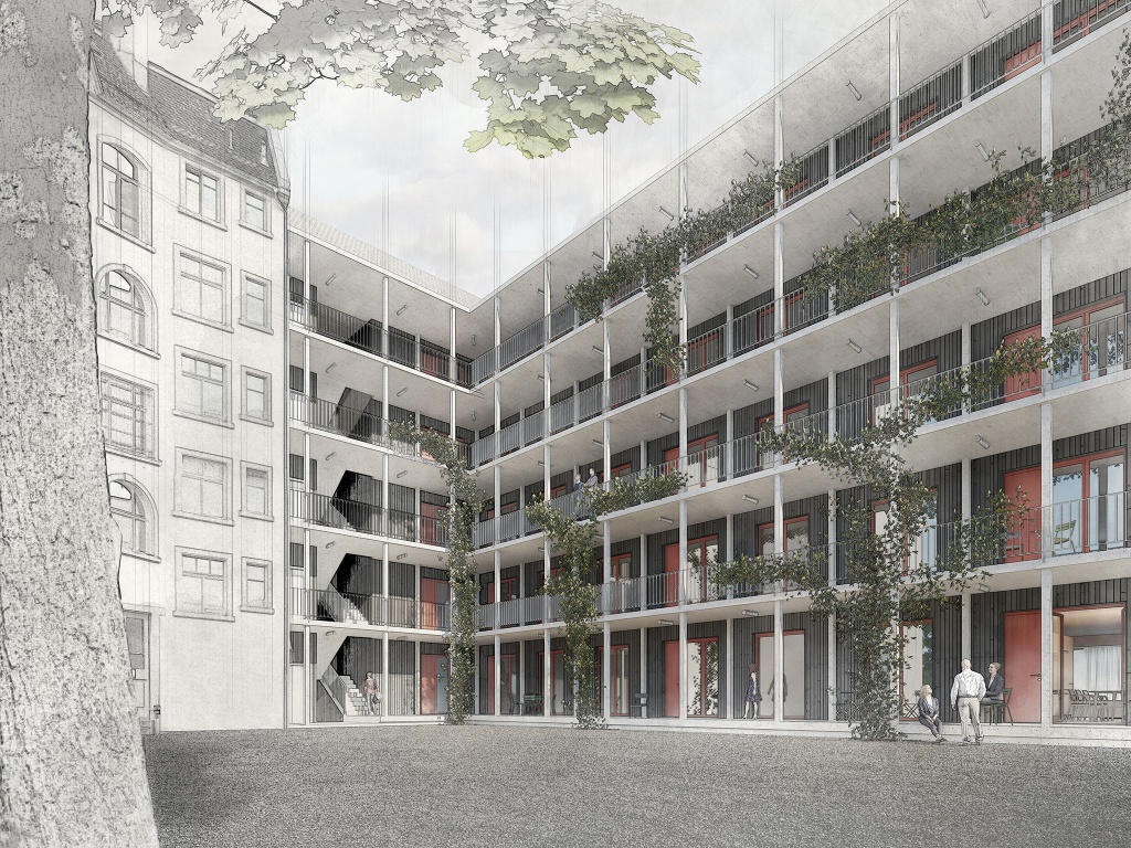 Visualisierungen Wettbewerb Haus Eber, Markus Jandl & Quade Architekten 2018