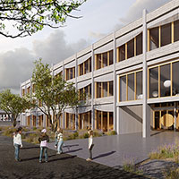 Wettbewerb Schulhaus Herti, Jäger Zäh Architekten