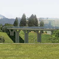 Visualisierung Höli-Brücke, Hauptstrasse Rothenthurm - Biberbrugg
Tiefbauamt Kanton Schwy, 2015