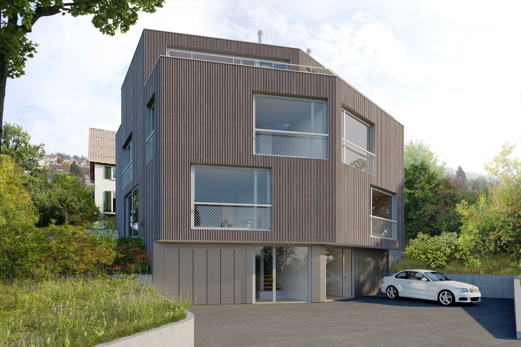 Neubau und Sanierung Altbau in Zürich Höngg, Gimmivogt Architekten, 2017