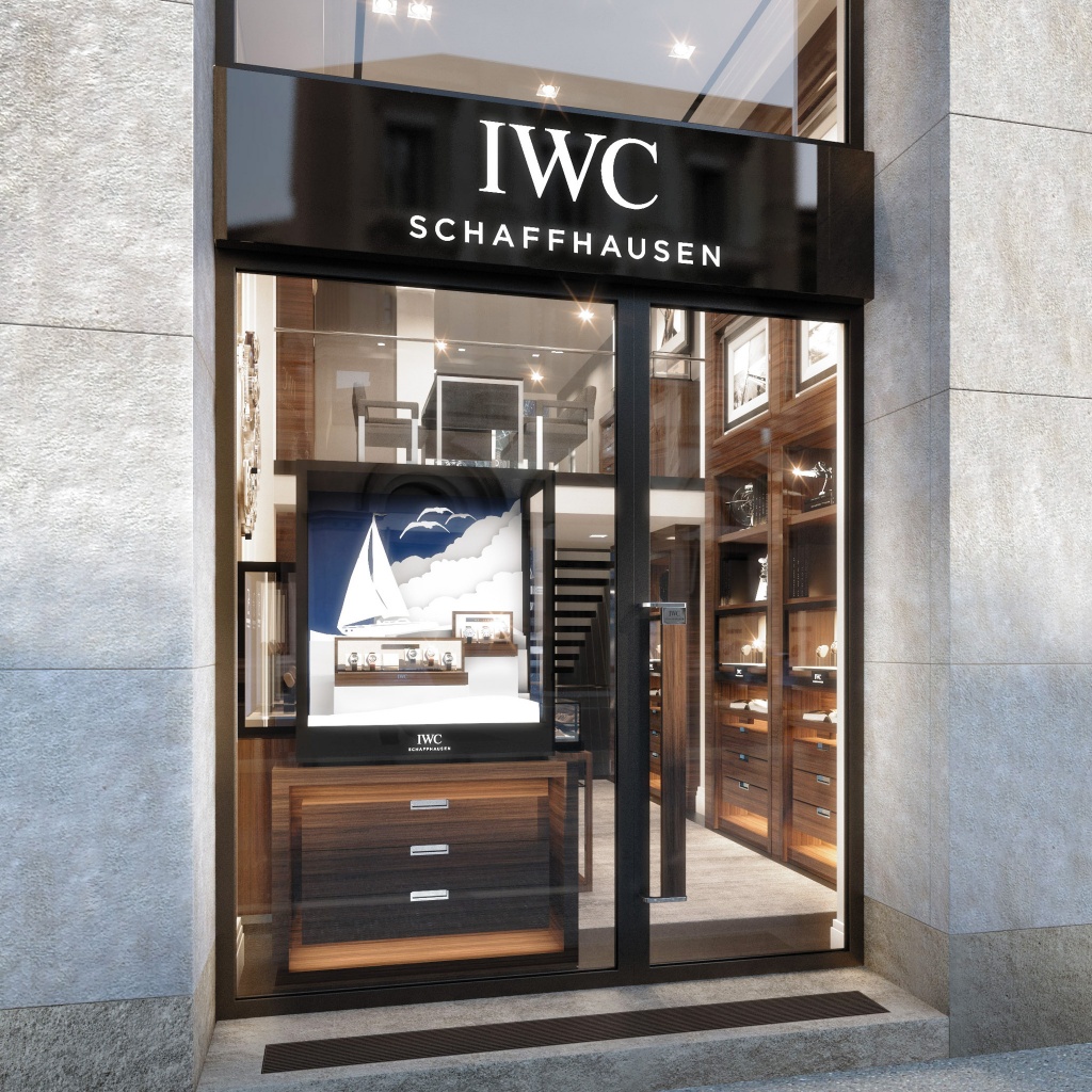 Visualisierung IWC Shop Milano, IWC Schaffhausen, 2016