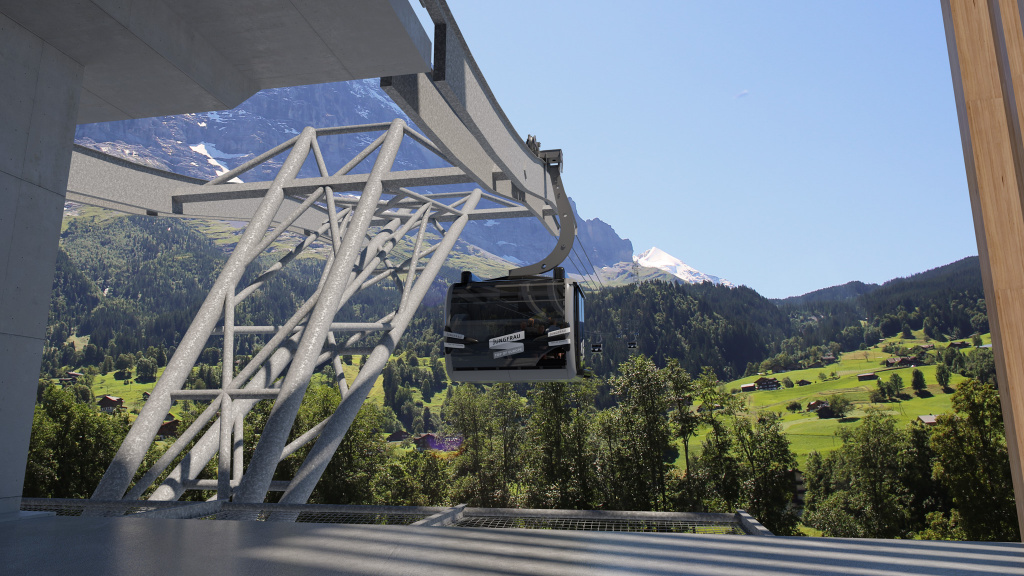 Jungfraubahnen V-Bahn, Von Allmen Architekten