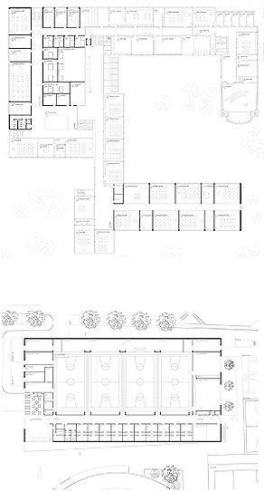 Wettbewerb Erweiterung Kantonsschuleund Neubau Sportanlage Sargans  -  Architron, Imre Bartal, 2008