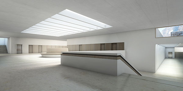 Wettbewerb Erweiterung Kantonsschuleund Neubau Sportanlage Sargans  -  Architron, Imre Bartal, 2008