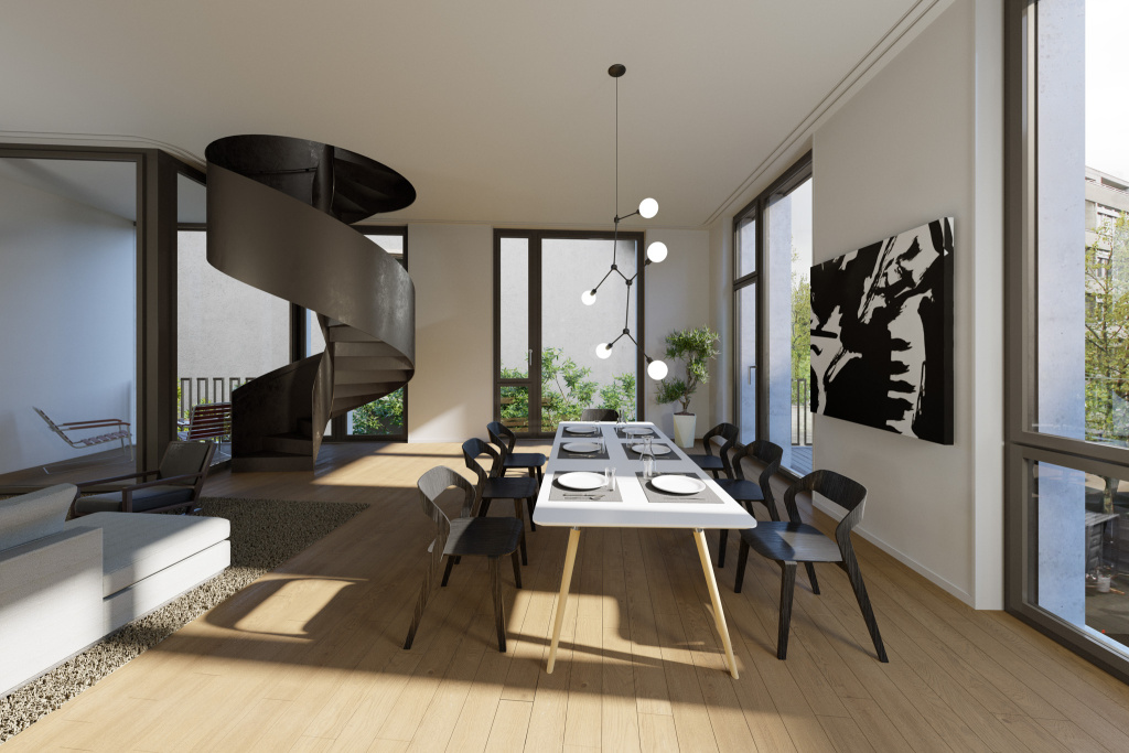 Loftwohnungen im Swisscomgebäude, 8004 Zürich, Jäger Zäh Architekten