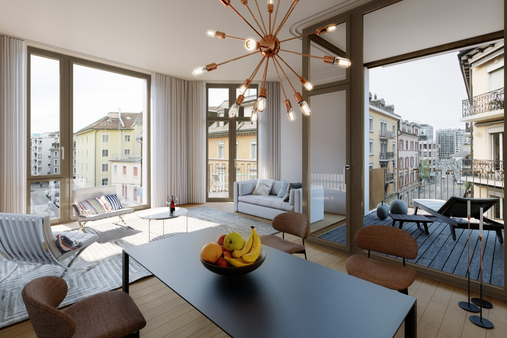 Loftwohnungen im Swisscomgebäude, 8004 Zürich, Jäger Zäh Architekten