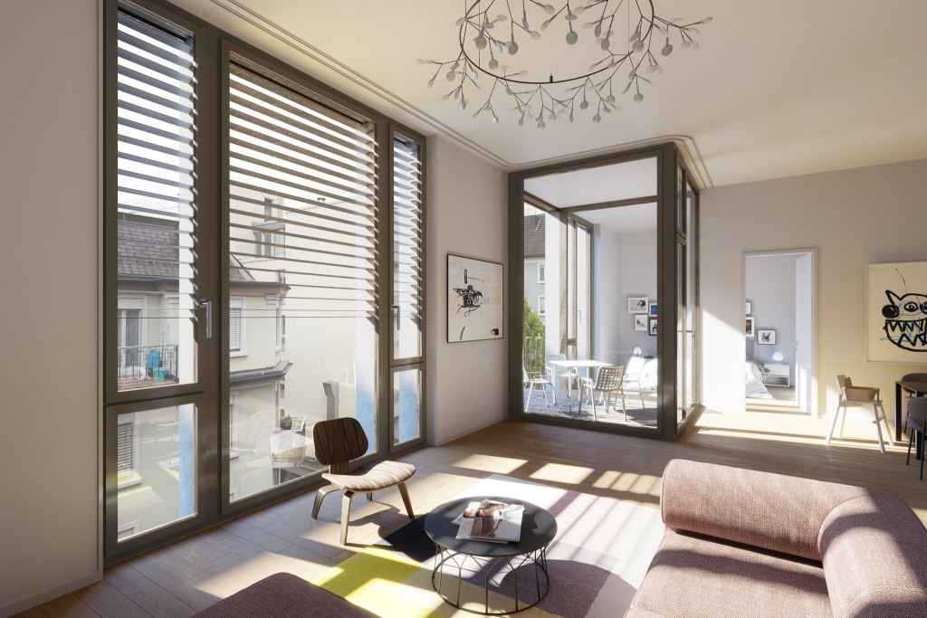 Loftwohnungen im Swisscomgebäude, 8004 Zürich, Jäger Zäh Architekten