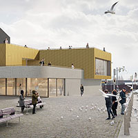 Visualisierungen Visitor Center Rapperswil, Halter Hunziker Architekten 2018