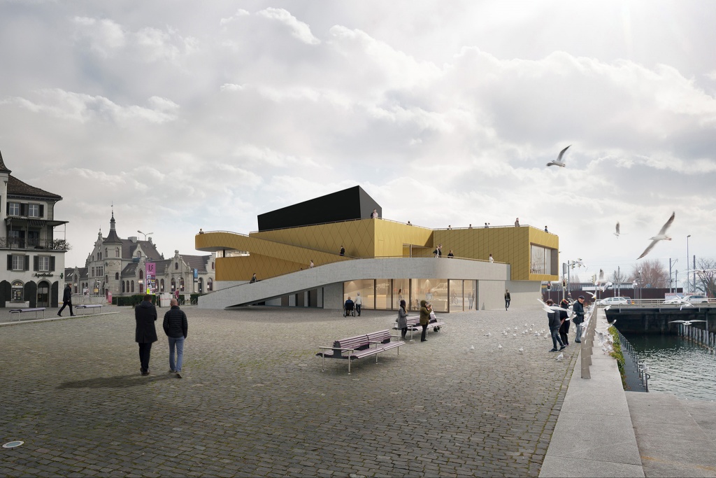 Visualisierungen Visitor Center Rapperswil, Halter Hunziker Architekten 2018