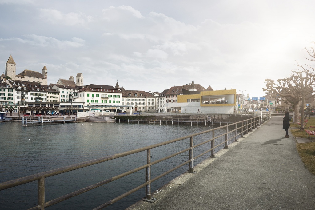 Visualisierungen Visitor Center Rapperswil, Halter Hunziker Architekten 2018