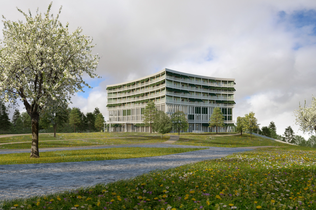 1. Preis, Wettbewerb Reha Wald, Liechti, Graf, Zumsteg Architekten AG